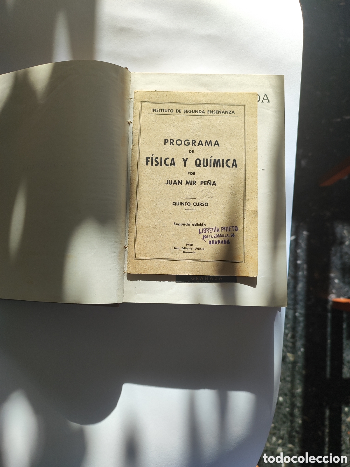 Libros antiguos: F&iacute;sica. Razonada y Programa 1940 - Foto 2