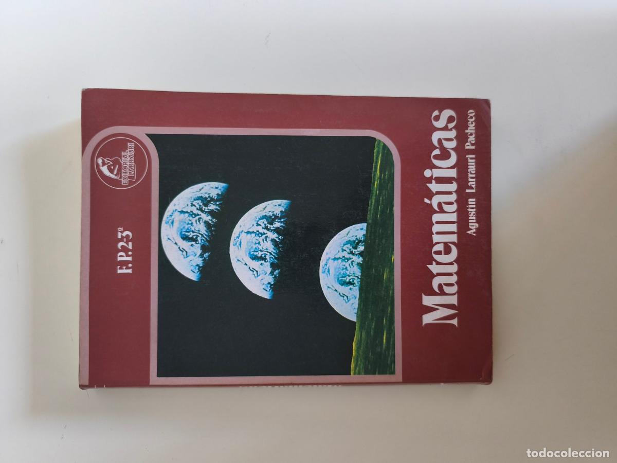 Libros antiguos: Matem&aacute;ticas FP segundo grado curso tercero
