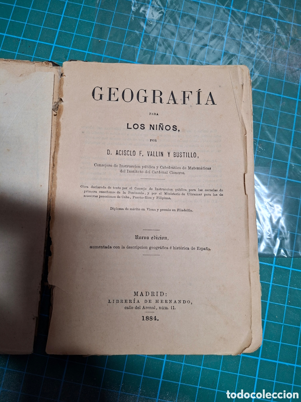 Libros antiguos: Geografia para ni&ntilde;os