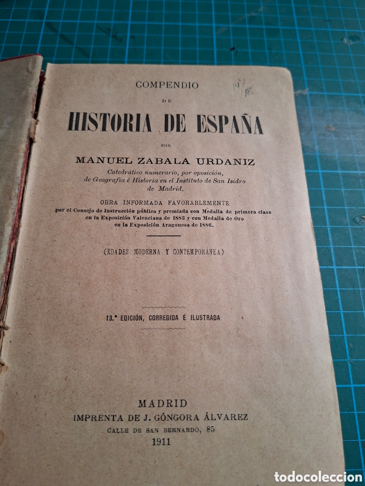 Libros antiguos: HISTORIA DE ESPA&Ntilde;A DE ZABALA - Foto 2