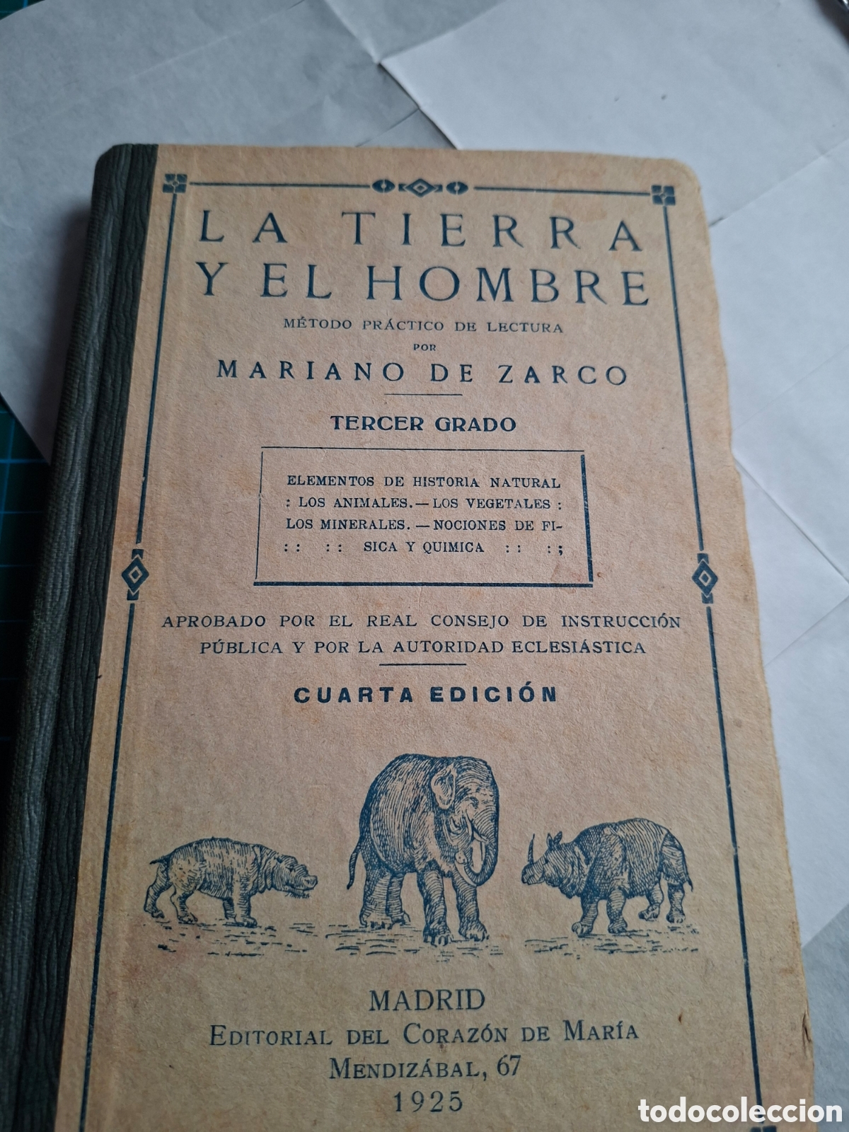 Libros antiguos: LA TIERRA Y EL HOMBRE