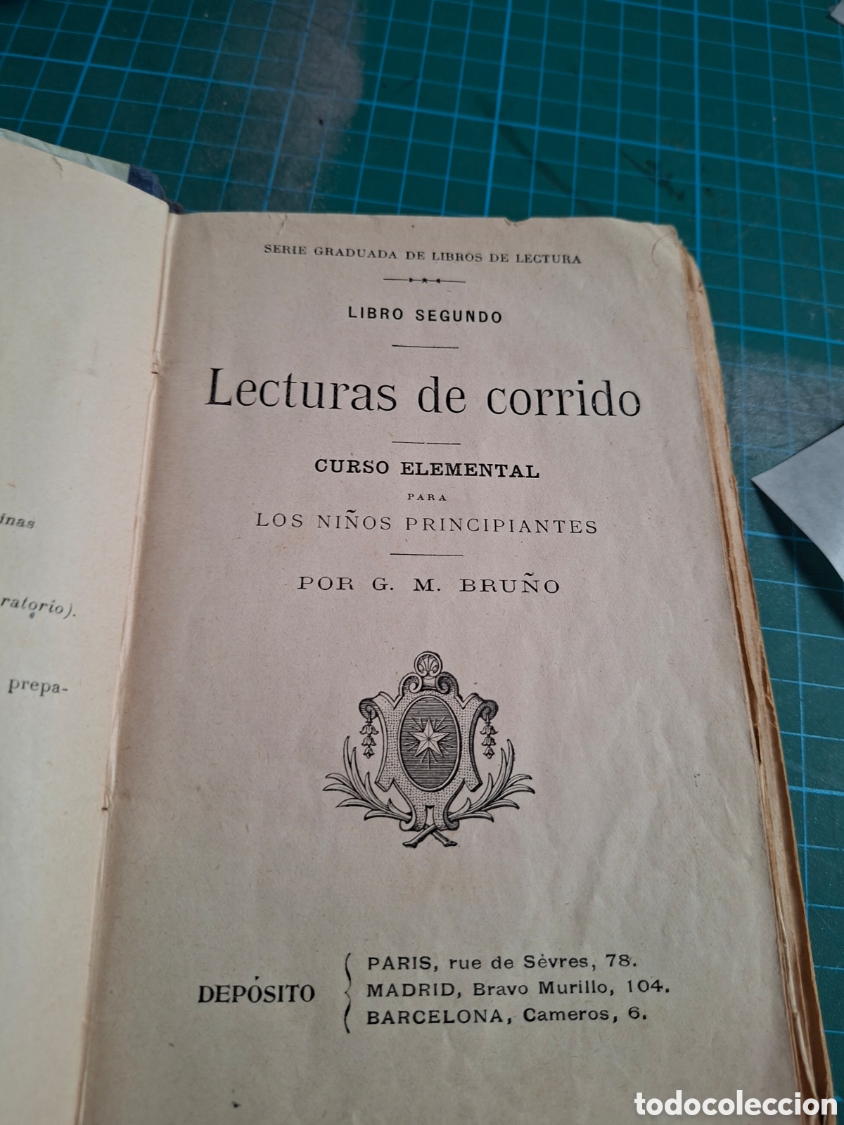 Libros antiguos: Libro LECTURAS DE CORRIDO - Foto 2