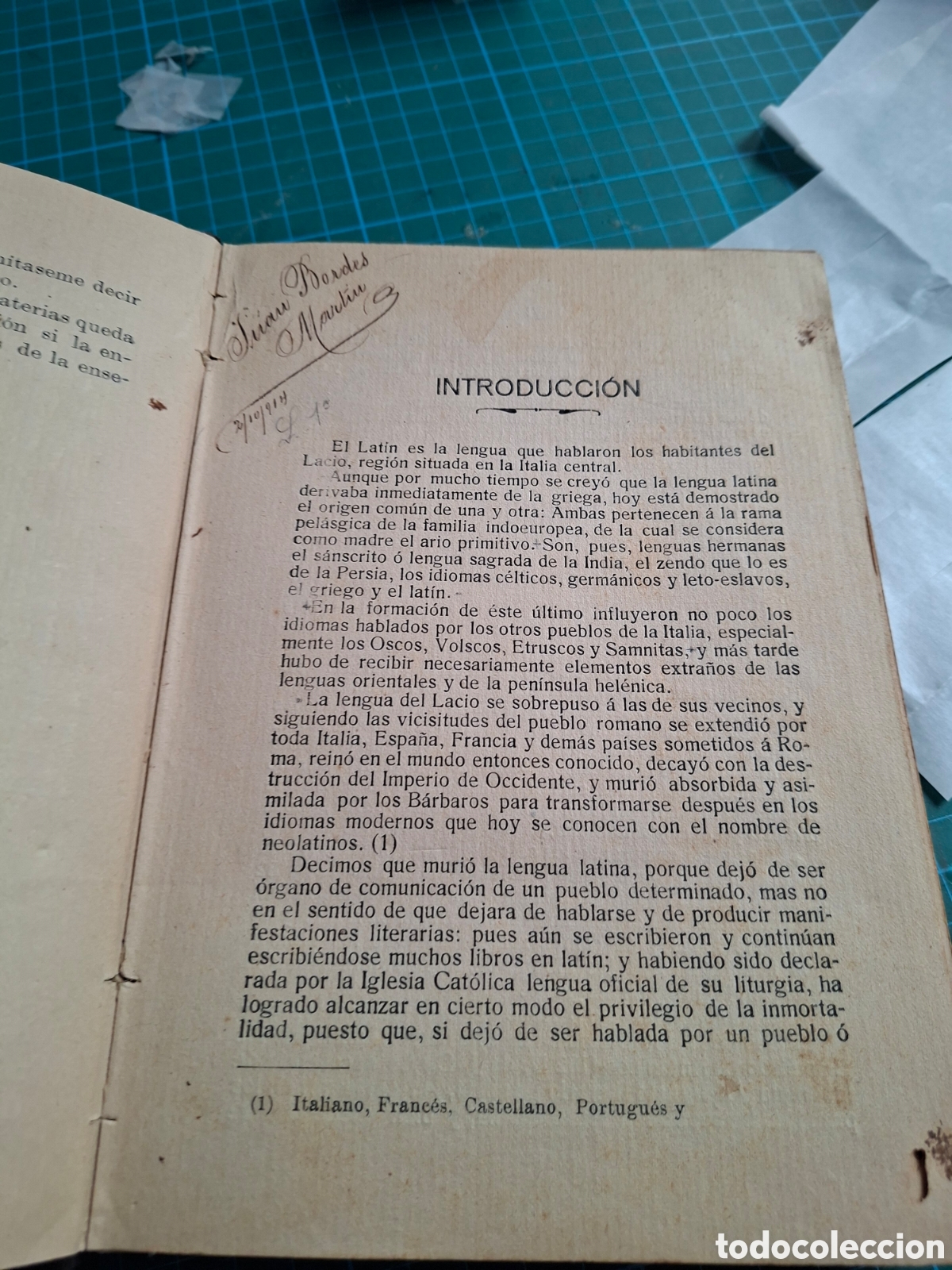 Libros antiguos: GRAMATICA DE LA LENGUA LATINA - Foto 2