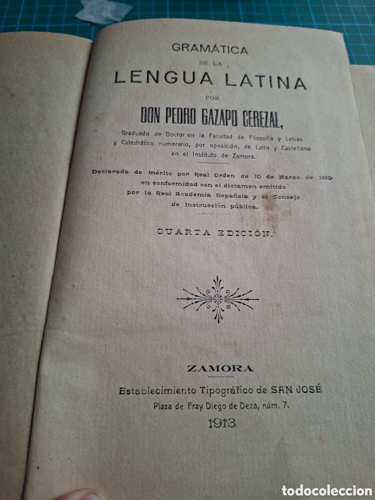 Libros antiguos: GRAMATICA DE LA LENGUA LATINA - Foto 3