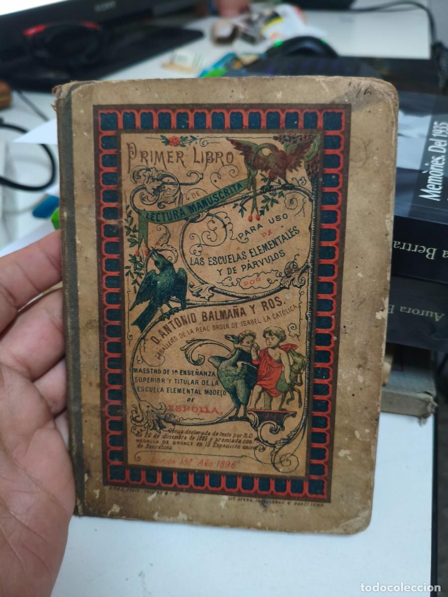 Libros antiguos: ESPOLLA, primer libro antonio balma&ntilde;a Y ros, 1896