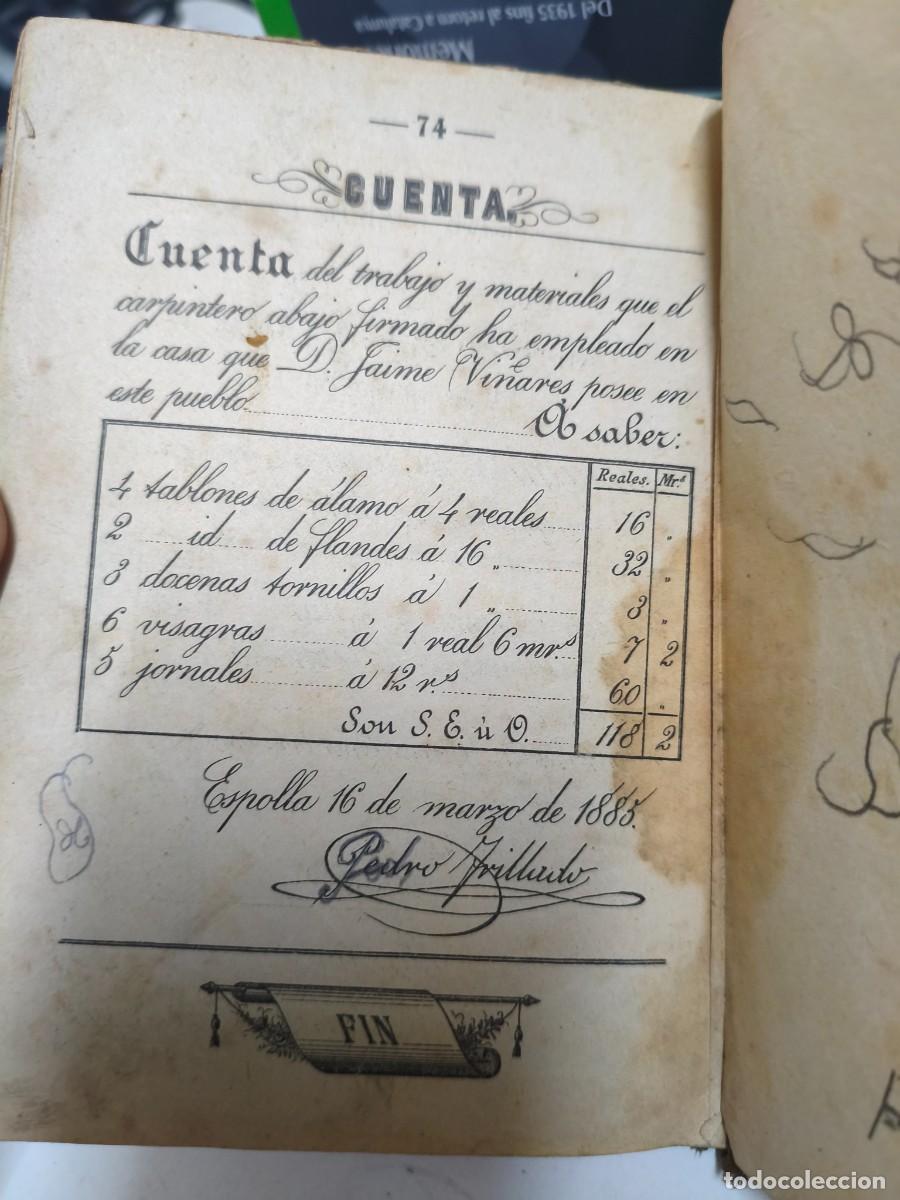 Libros antiguos: ESPOLLA, primer libro antonio balma&ntilde;a Y ros, 1896 - Foto 6