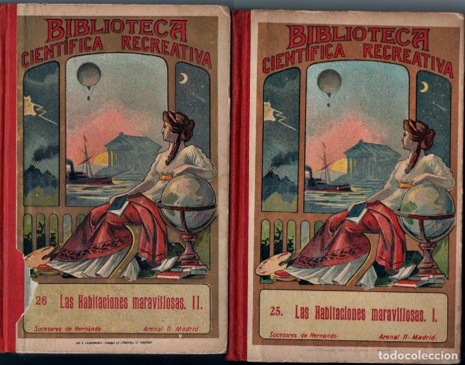 Libros antiguos: LAS HABITACIONES MARAVILLOSAS- BIBLIOTECA CIENTIFICA RECREATIVA
