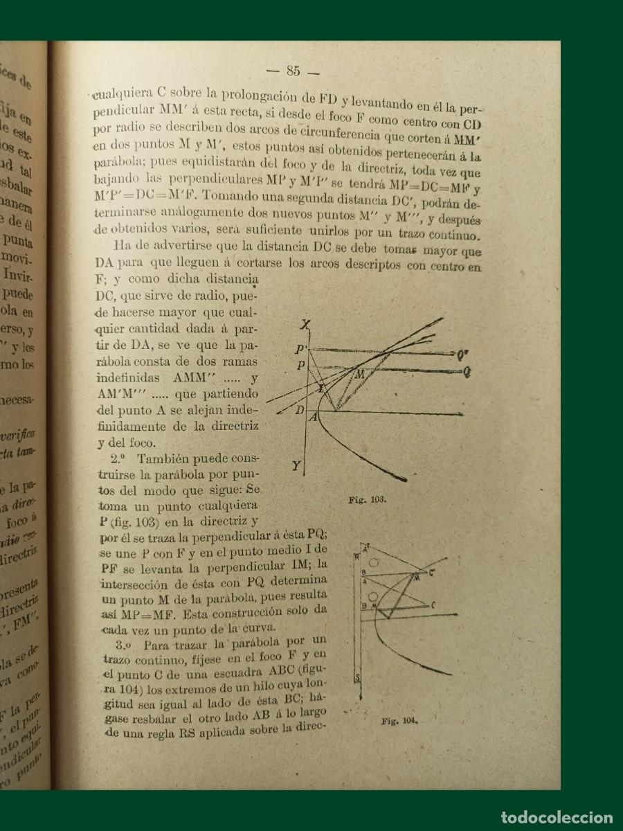 Libros antiguos: ELEMENTOS DE MATEM&Aacute;TICAS. Manuel Lorenzo Aleu. 1899 - Foto 4