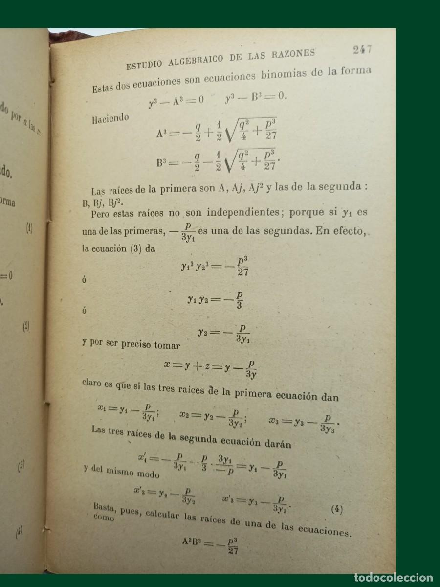 Libros antiguos: ELEMENTOS DE TRIGONOMETR&Iacute;A. G.M. Bru&ntilde;o. 1916 - Foto 7