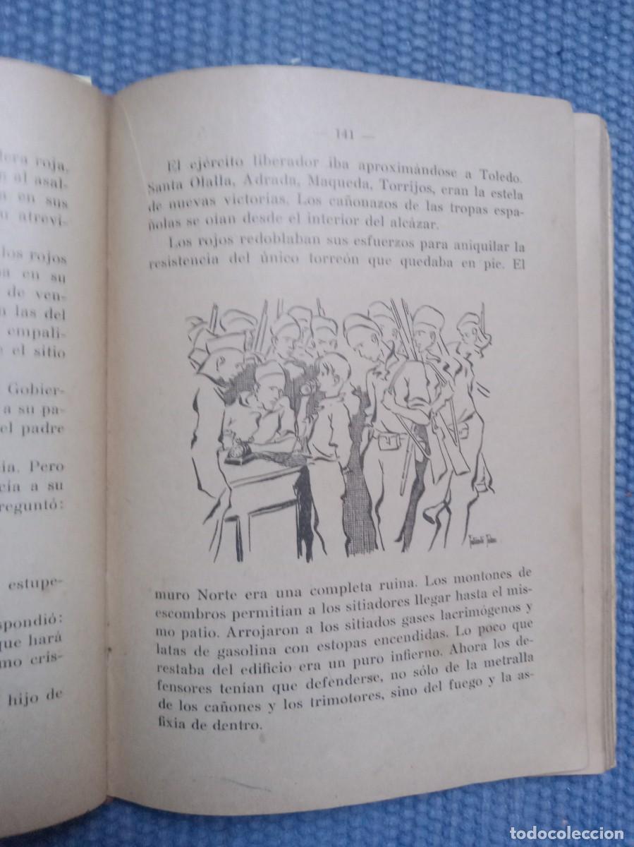 Libros antiguos: H&eacute;roes. Libro escolar de lectura - Foto 3
