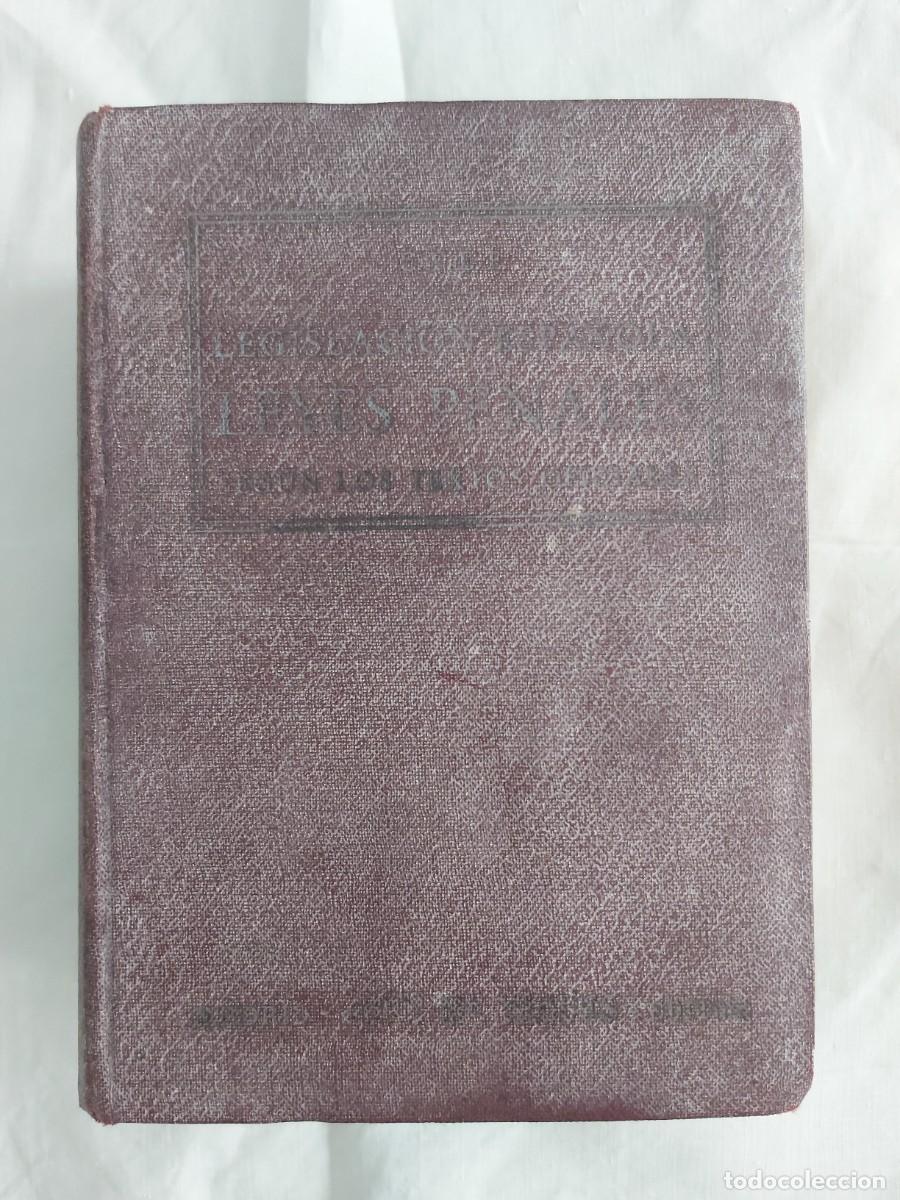 Libros antiguos: Libro Antiguo Leyes Penales (1934) - Segunda Rep&uacute;blica - M. Granados / G. Peces-Barba - Ed. Lex