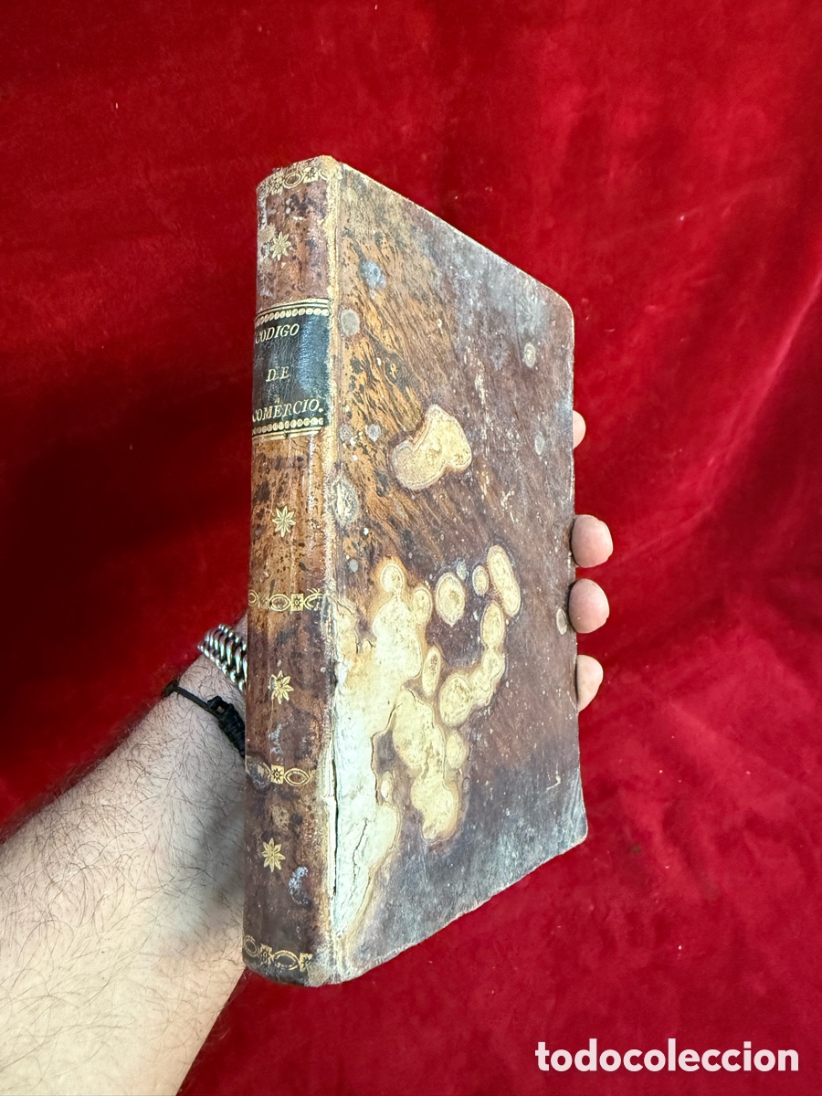 Libros antiguos: Antiguo libro de 1829,Codico de Comercio,Madrid! - Foto 2