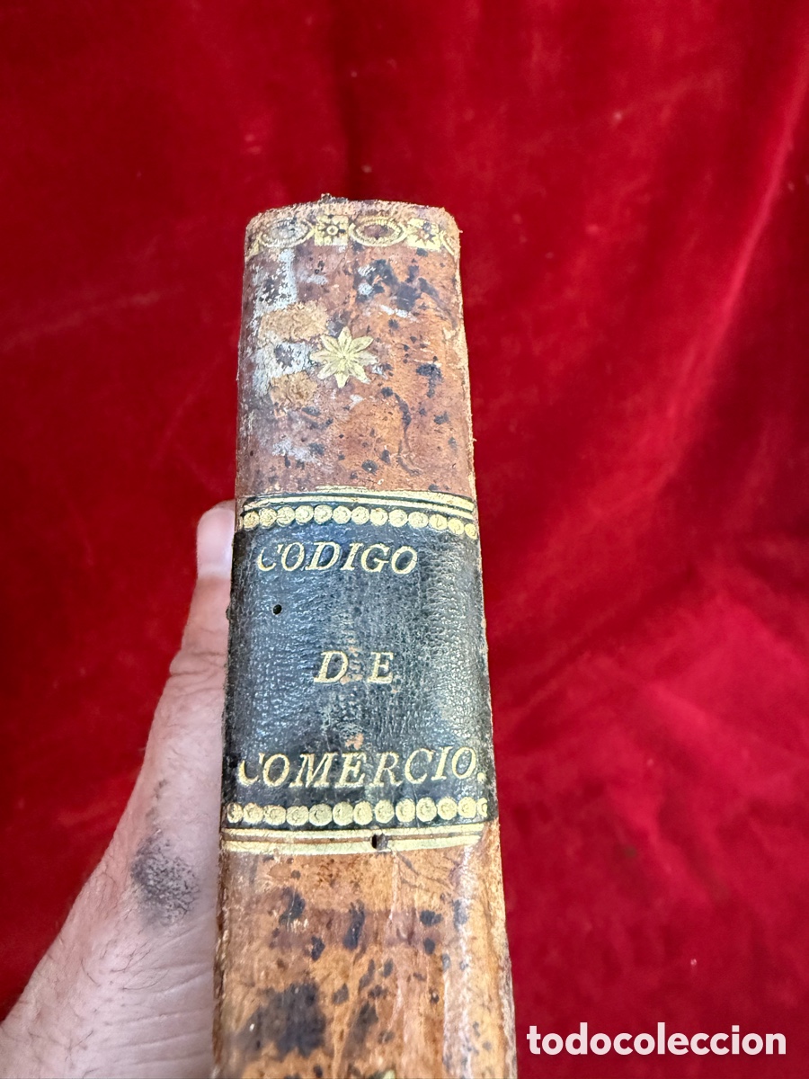 Libros antiguos: Antiguo libro de 1829,Codico de Comercio,Madrid! - Foto 3