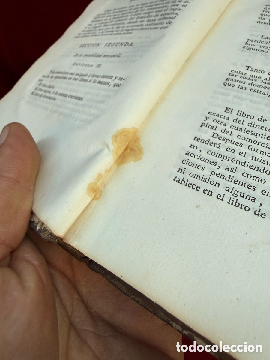 Libros antiguos: Antiguo libro de 1829,Codico de Comercio,Madrid! - Foto 21
