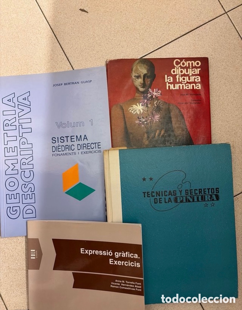 Old books: Llibres (pack de 4) dibuix