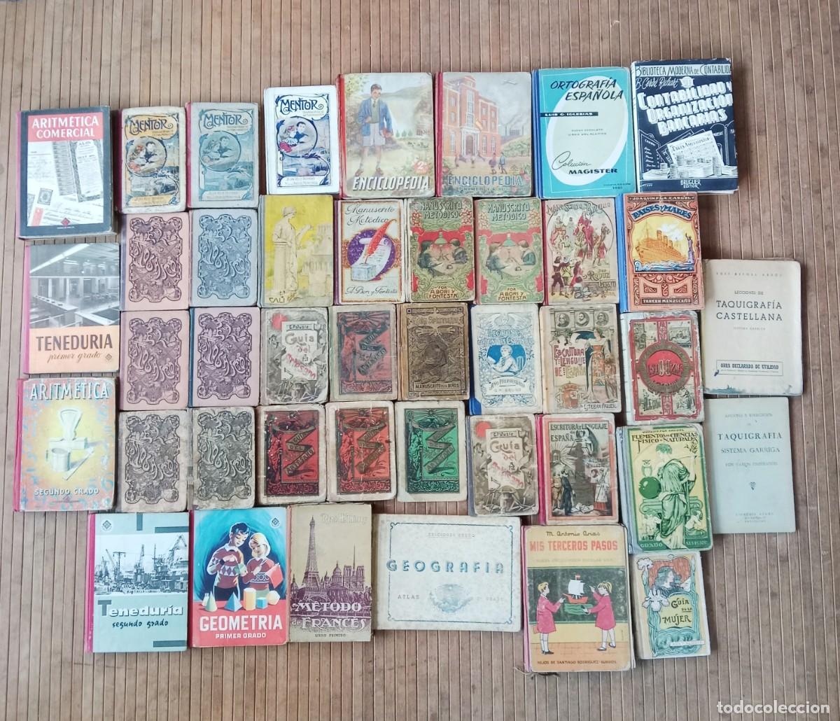 Antiquarische B&uuml;cher: Lote 42 Libros Primaria, Secundaria y T&eacute;cnicos