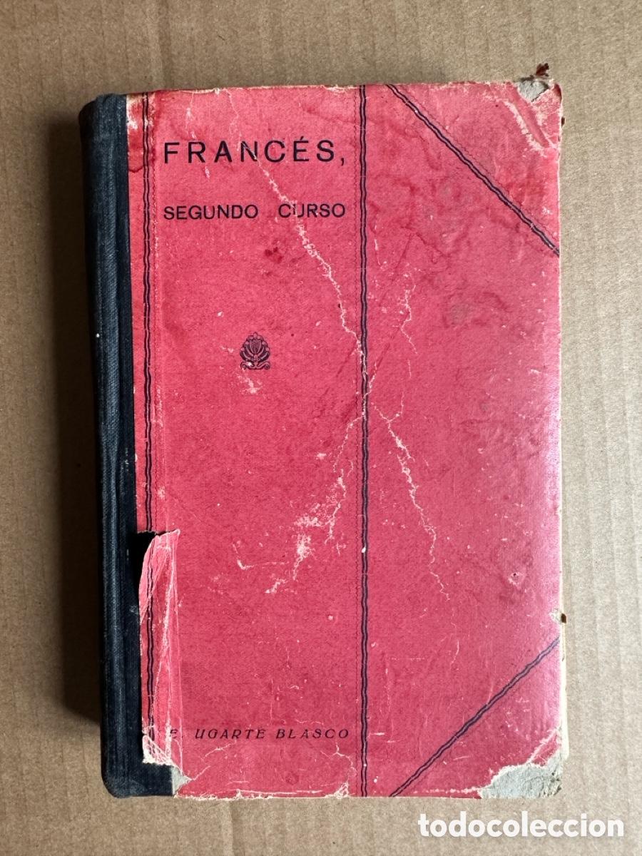 Libros antiguos: Lengua francesa. Segundo curso. EDUARDO UGARTE BLASCO.