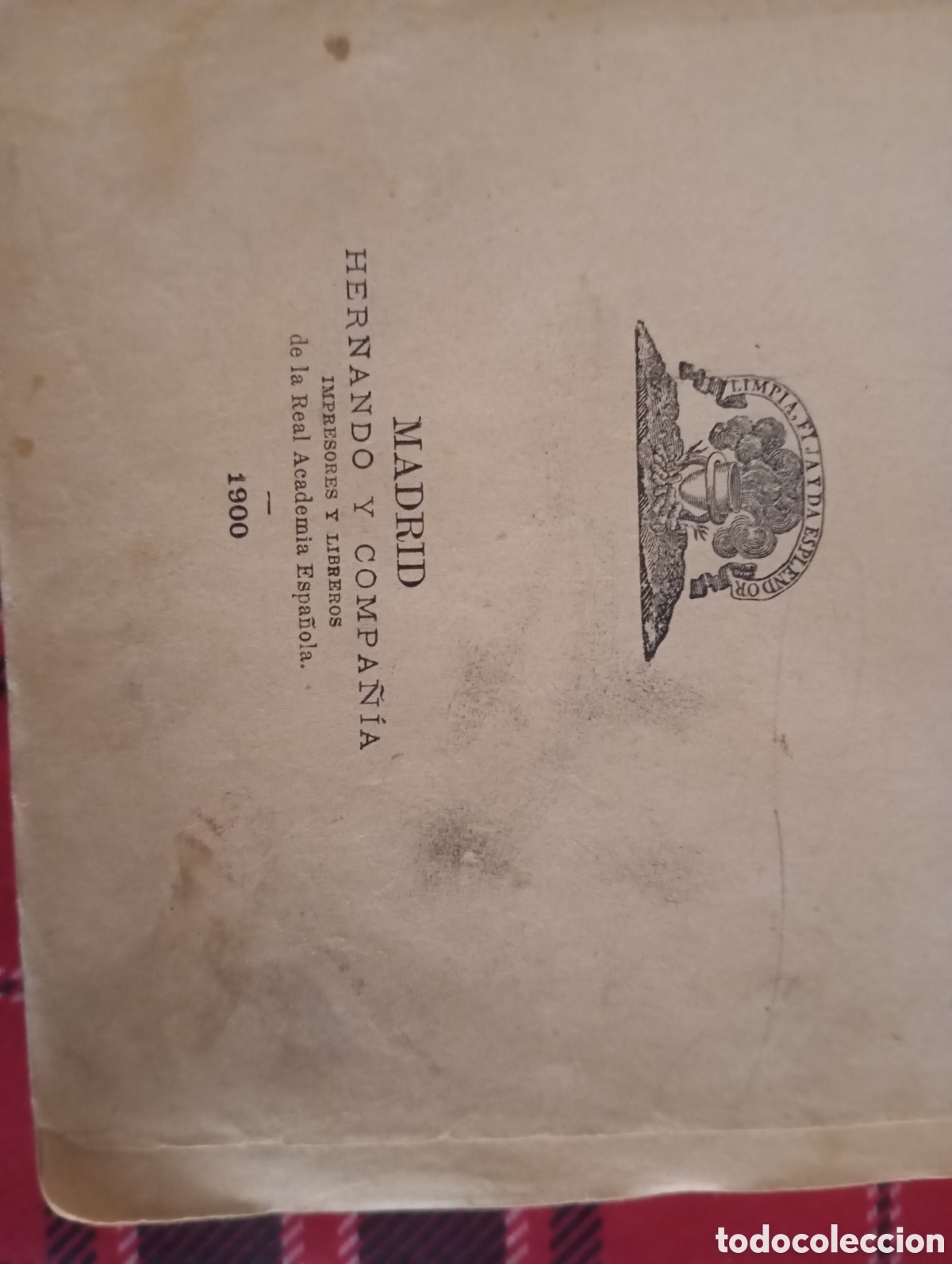 Libros antiguos: Gram&aacute;tica de la Lengua Castellana a&ntilde;o 1900 - Foto 2