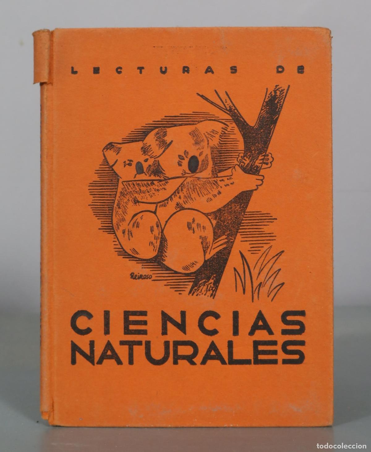 Libros antiguos: Lecturas de Ciencias Naturales - Encuadernaci&oacute;n Calleja