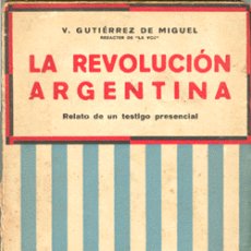 Libros antiguos: 1930. REVOLUCION EN ARGENTINA