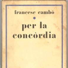 Libros antiguos: 1930.FRANCESC CAMBO
