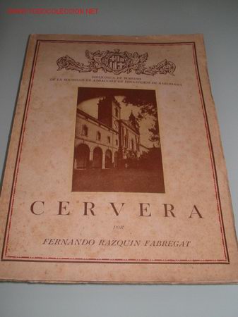 Libros antiguos: LA CIUDAD DE CERVERA. 1.935 - Foto 1