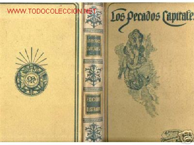 Old books: PECADOS CAPITALES.MONTANER Y SIMON. PERFECTO