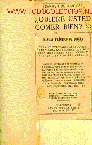 Libros antiguos: Gastronom&iacute;a. &iquest;QUIERE USTED COMER BIEN?. - Foto 1