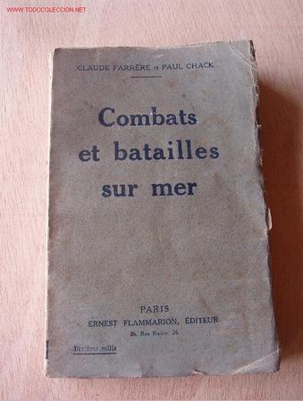 Libros antiguos: Combats et batailles sur mer, en franc&eacute;s - Foto 1
