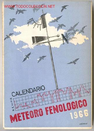 CALENDARIO METEORO-FENOLÓGICO DEL AÑO 1966 (Libros Antiguos, Raros y Curiosos - Ciencias, Manuales y Oficios - Otros)