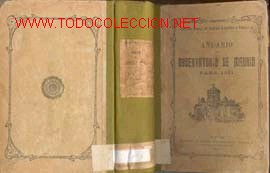 Libros antiguos: 1910.ANUARIO DEL OBERVATORIO DE MADRID - Foto 1