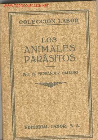 Libros antiguos: 1928. ANIMALES PARASITOS - Foto 1
