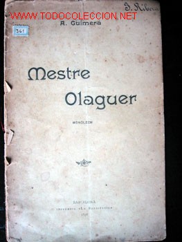 Libros antiguos: MESTRE OLAGUER - Mon&oacute;lech - Foto 1