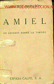 Libros antiguos: AMIEL. UN ESTUDIO SOBRE LA TIMIDEZ - Foto 1