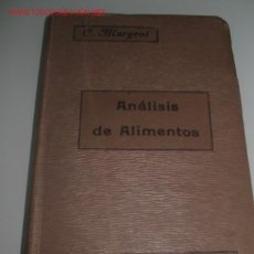 Libros antiguos: ANÁLISIS DE ALIMENTOS. FALSIFICACIONES. 1.904