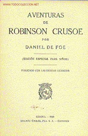 Libros antiguos: AVENTURAS DE ROBINSON CRUSOE - Foto 1