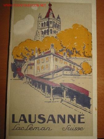 Libros antiguos: GUIA DE LAUSANNE -Suiza- 1.923 - Foto 1