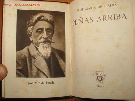 Libros antiguos: CRISOL n&ordm; 4. PE&Ntilde;AS ARRIBA. Pereda. - Foto 1