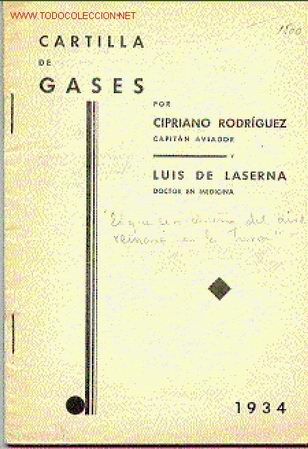 Libros antiguos: CARTILLA DE GASES - Foto 1