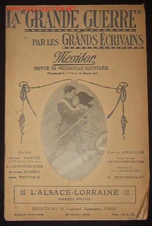 Libros antiguos: Cuaderno La Grande Guerre, 1915 - Foto 1
