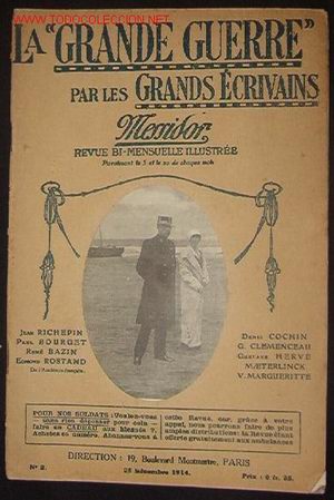 Libros antiguos: Cuaderno La Grande Guerre, 1914 - Foto 1