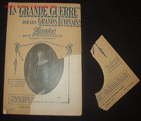 Libros antiguos: Cuaderno La Grande Guerre, 1915 - Foto 1