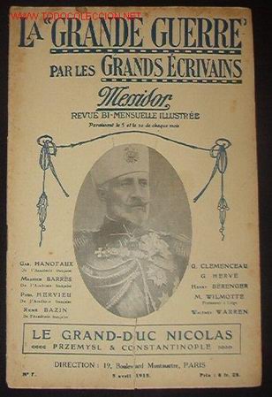 Libros antiguos: Cuaderno La Grande Guerre, 1915 - Foto 1