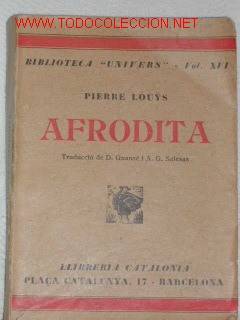 Libros antiguos: AFRODITA de Pierre Louys - Foto 1