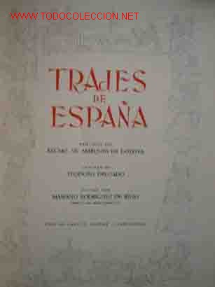 Libros antiguos: TRAJES DE ESPA&Ntilde;A - Foto 1