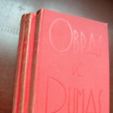 Libros antiguos: OBRAS DE ALEJANDRO DUMAS- 5 TOMOS EN TRES VOLÚMENES- SVEND FERGO. 1932. MAD.. Lote 26990414