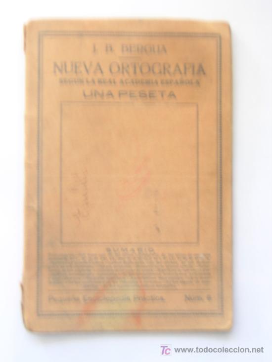 Libros antiguos: Nueva Ortografia - Foto 1