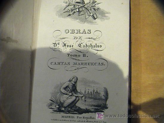 Libros antiguos: OBRAS DE CADALSO.  TRES TOMOS. A&Ntilde;O 1818 - Foto 6