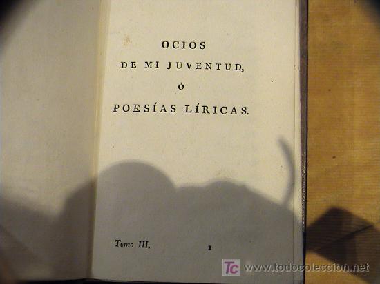Libros antiguos: OBRAS DE CADALSO.  TRES TOMOS. A&Ntilde;O 1818 - Foto 9