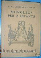 Antiquarische B&uuml;cher: MONOLEGS PER A INFANTS.A&Ntilde;O 1929.INFANTIL...
